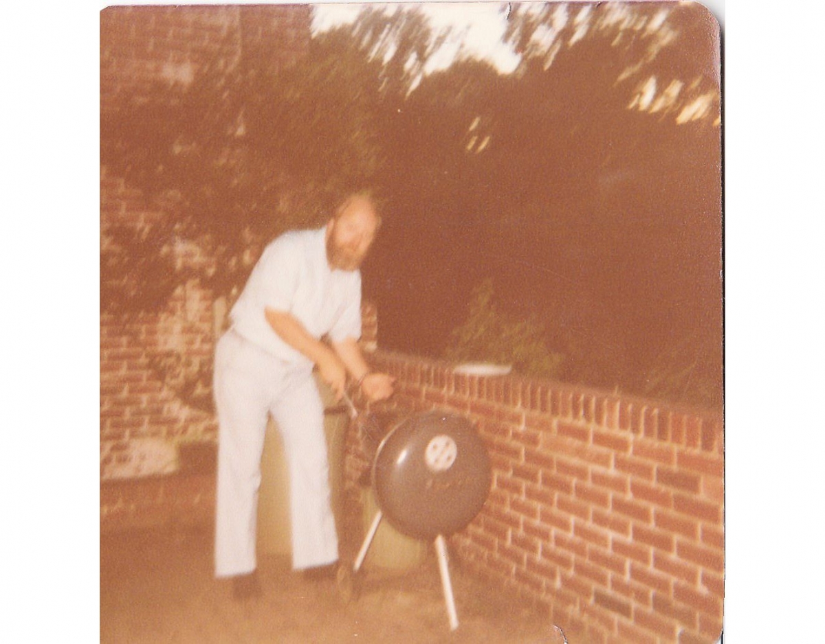 Edward-Downey-Barbecueing-Watson-Street-Washington-DC-1977          